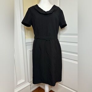 Jessica Black Belted Dress Size 10